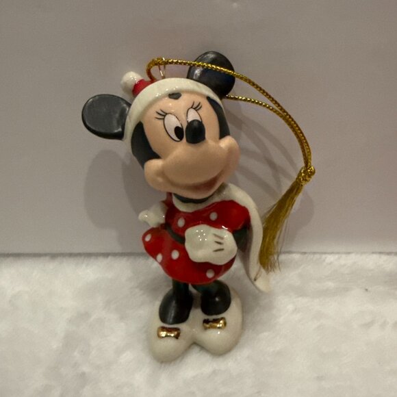 Lenox Disney Mickey and Minnie Mouse 24k Gold Accents Christmas Ornament - Picture 14 of 14
